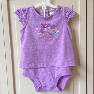 OshKosh B’Gosh Faux Shirt Onesie 6 Months